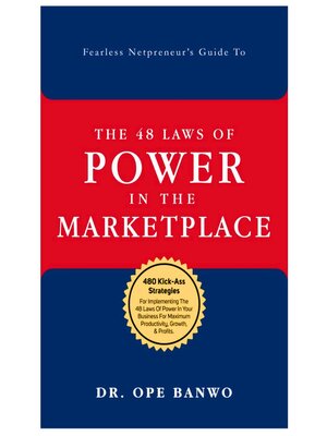 cover image of 48 LAWS OF POWER IN THE MARKET PLACE